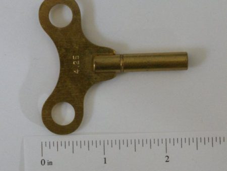 Brass Metric Windup Key 4.25mm Square Key on Sale