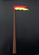 Boat brown tin mast with flag : Arnold Bing . 3-1 2  Discount