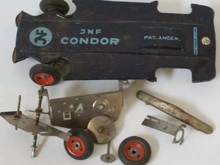 JNF Condor base plate and wheels : original parts.  Incomplete parts sold as is. Cheap