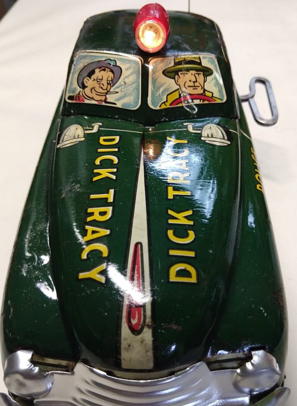 Vintage Dick Tracy Car top light Red with bulb and wiring. Hot on Sale