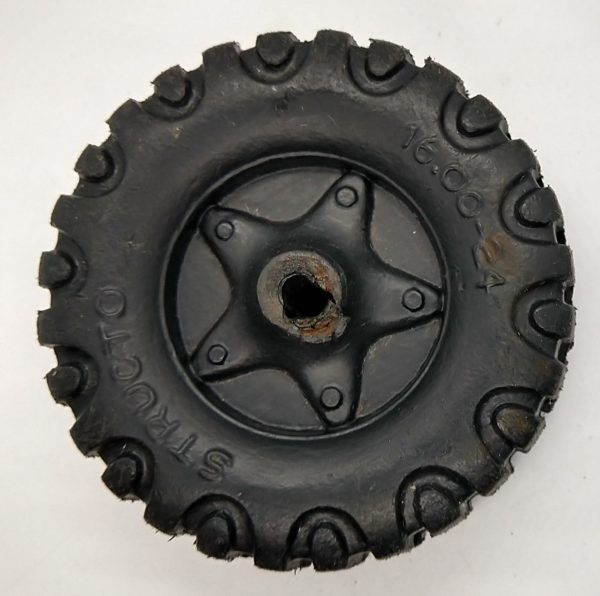 Structo Original 3-1 2  hollow black wheels only three plus one axle Sale