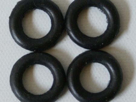 Diecast smooth black rubber tires : OD 5 8  ID 5 16th For Discount