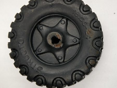 Structo Original 3-1 2  hollow black wheels only three plus one axle Sale