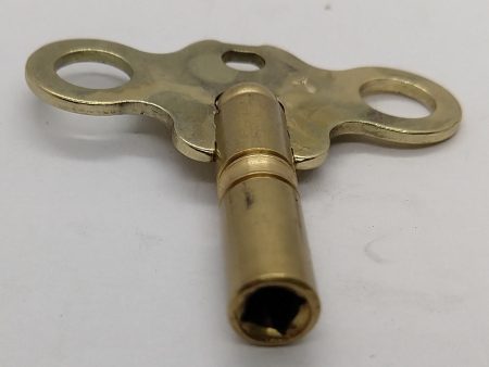 #7 Brass toy windup key 3 16   hole. (measures 4.5mm) on Sale