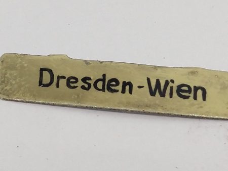 1-1 4  Dresden - Wein train sign. Hot on Sale