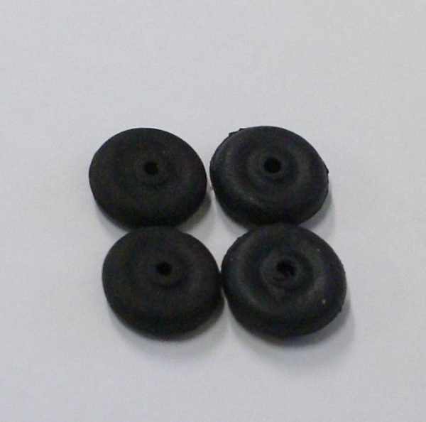 1 2  solid black wheel : toy rubber wheel: Black rubber Width 1 8  For Cheap