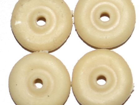 1 2  Solid wheel : Vintage toy wheels 1 2  Cream or Black 1 8  width. Discount