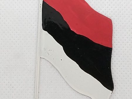 Vintage toy boat flag 1-1 2  x 1-3 4  on Sale