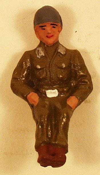 Arnold Hauser Toy Soldier  green seated 55mm Online now