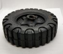 Structo Original 3-1 2  hollow black wheels only three plus one axle Sale