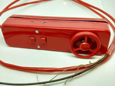 Vintage toy remote control steering battery control box. Original Red Hot on Sale