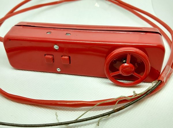 Vintage toy remote control steering battery control box. Original Red Hot on Sale