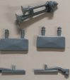 Structo Truck plastic, mirror, wipers and horn set x 5 piece Gray Hot on Sale