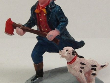 Fireman & dog 2-1 2 in. train figure : Cheap