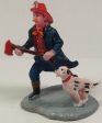 Fireman & dog 2-1 2 in. train figure : Cheap