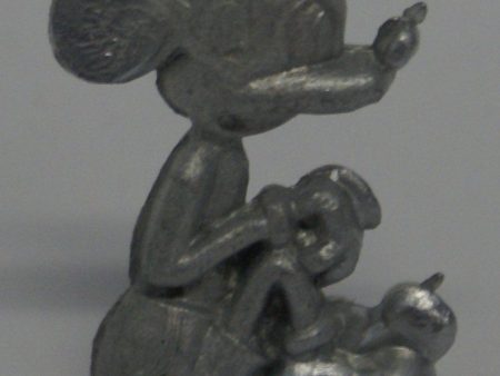 Mickey Mouse miniature 1.5  Cast metal. For Cheap