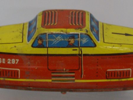 Tram Car tinplate : Parts only not working.  Original 4  x 1.5 Supply