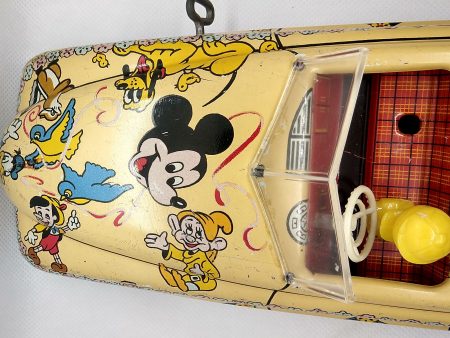 Marx Disney Parade Car replacement windshield 3  x 1-1 4  on Sale