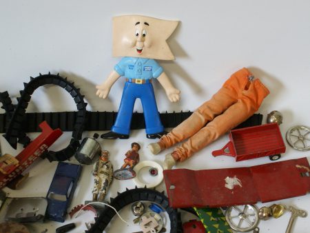 Junk Bin Lot of vintage toy parts. Online Hot Sale