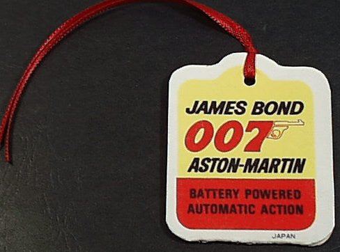 AC Gilbert James Bond 007 Window Tag. Discount