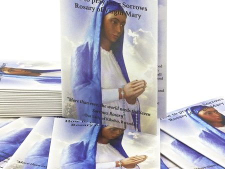 10 Seven Sorrows Rosary Prayer Cards Cheap