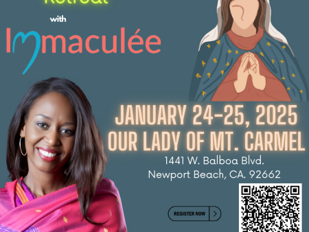 Newport, CA Retreat January 24-25, 2025 with Immaculee Hot on Sale